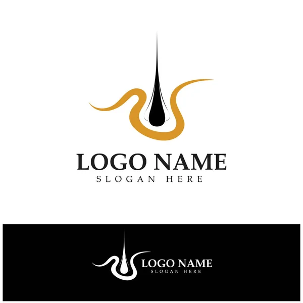 Hair Treatment Logo Removal Logo Vector Image Design Illustratio — Image vectorielle