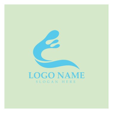 water wave,wave beach vector illustration design logo template