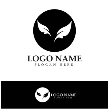 Tüy kalem yazma işareti logo şablonu uygulama simgeleri