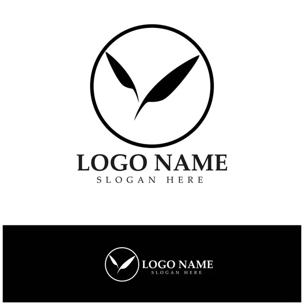 Pluma Pluma Escribir Signo Logotipo Plantilla Iconos Aplicación — Vector de stock