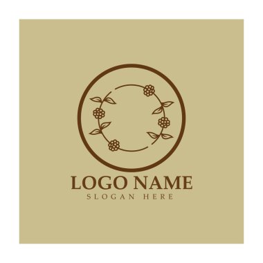 kahve çekirdeği simgesi vektör çizimi şablonu