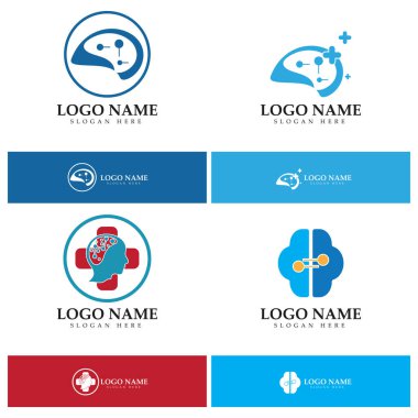 Neuron logo or nerve cell logo design,molecule logo illustration template icon with vector concept 