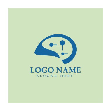 Neuron logo or nerve cell logo design,molecule logo illustration template icon with vector concept 