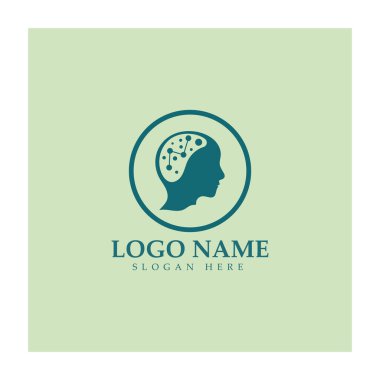 Neuron logo or nerve cell logo design,molecule logo illustration template icon with vector concept 