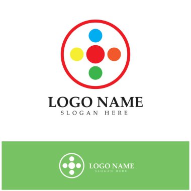 Neuron logo or nerve cell logo design,molecule logo illustration template icon with vector concept 