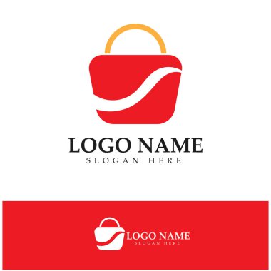 e-commerce logo and online shop logo design with modern concept