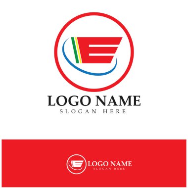 e-commerce logo and online shop logo design with modern concept