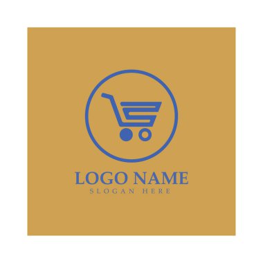 e-commerce logo and online shop logo design with modern concept