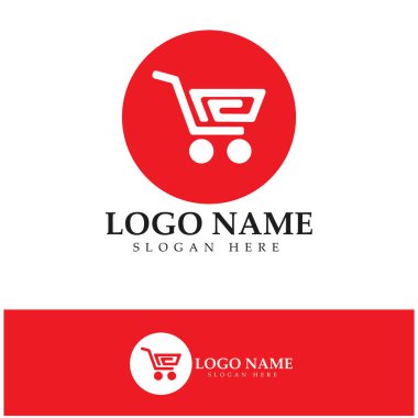 e-commerce logo and online shop logo design with modern concept