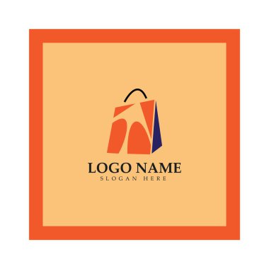 e-commerce logo and online shop logo design with modern concept