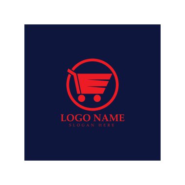 e-commerce logo and online shop logo design with modern concept