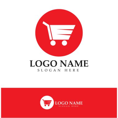 e-commerce logo and online shop logo design with modern concept