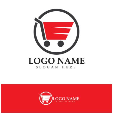 e-commerce logo and online shop logo design with modern concept