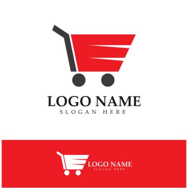 e-commerce logo and online shop logo design with modern concept