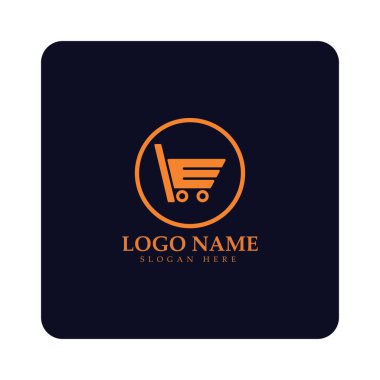 e-commerce logo and online shop logo design with modern concept