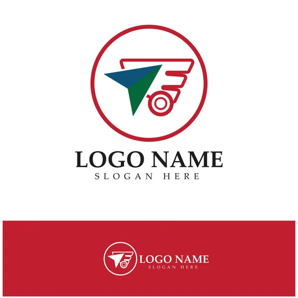 Commerce Logo Online Shop Logo Design Modern Concept — ストックベクタ