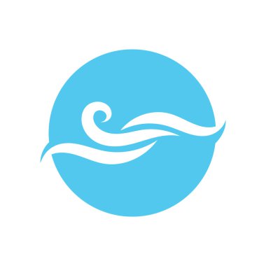 water wave,wave beach vector illustration design logo template