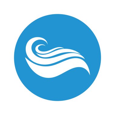 water wave,wave beach vector illustration design logo template