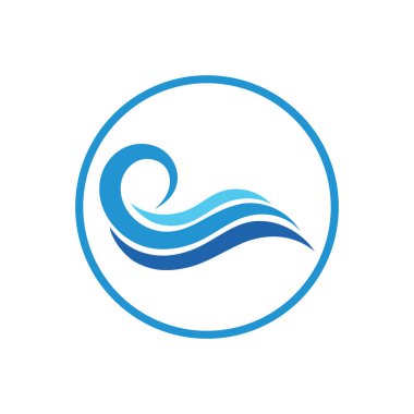water wave,wave beach vector illustration design logo template