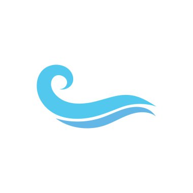 water wave,wave beach vector illustration design logo template