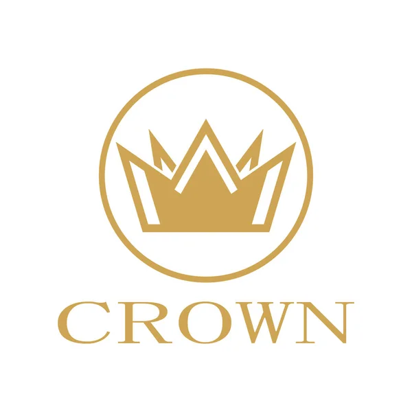 Crown Logo Designs Vector Illustration Design — Image vectorielle