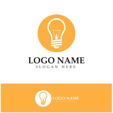 lamp logo design icon vector 