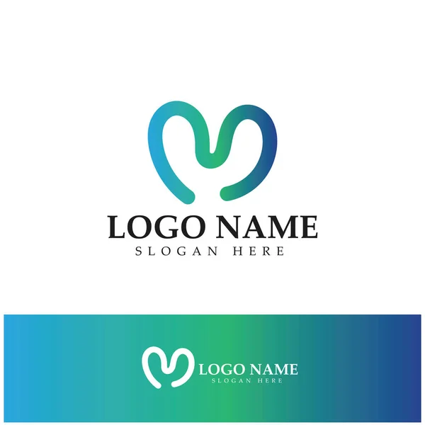 Letter Logo Template Vektorillustrasjonsdesign – stockvektor