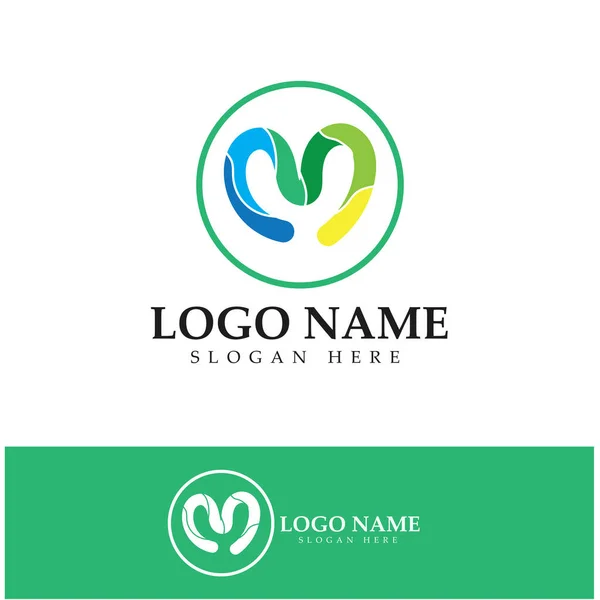 Літера Логотип Шаблон Векторний Дизайн Ілюстрації — стоковий вектор