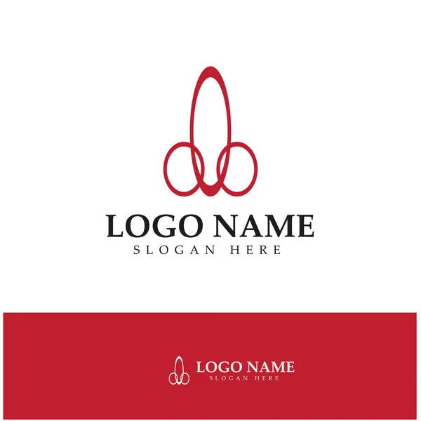 Reproductive Organs Men Penis Care Logo Design Icon Vector — Vetor de Stock