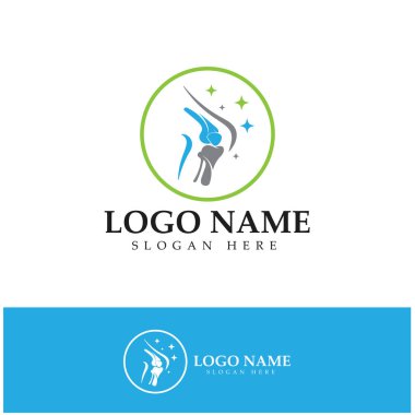 bone care healt logo symbol abstract design vector