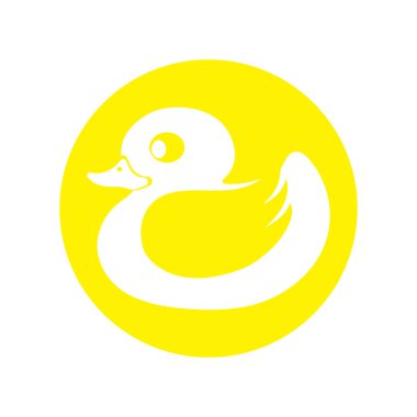 DUCK LOGO DESIGN ICON VECTOR