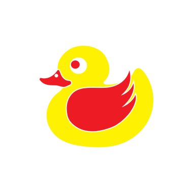 DUCK LOGO DESIGN ICON VECTOR