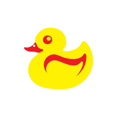 DUCK LOGO DESIGN ICON VECTOR
