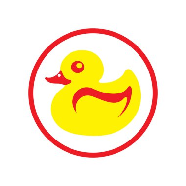 DUCK LOGO DESIGN ICON VECTOR