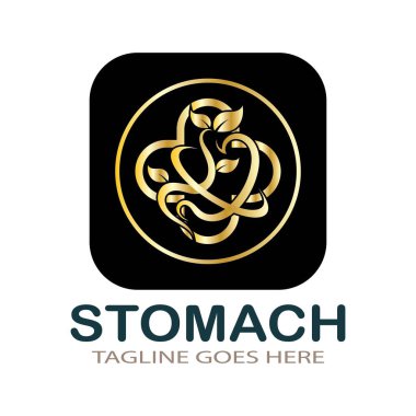 Mide bakım ikonu konsept vektör çizimi tasarladı