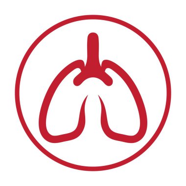 lung logo design vector for your business