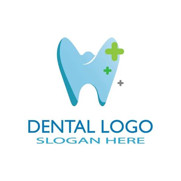 Logotipo Dental Plantilla Vector Ilustración Icono Diseño — Archivo Imágenes Vectoriales