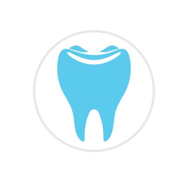 tooth care logo design vector