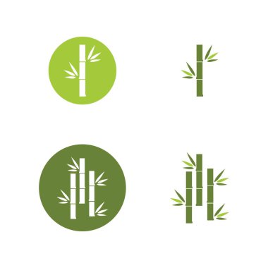 Bambu Logo Şablonu vektör çizimi tasarımı