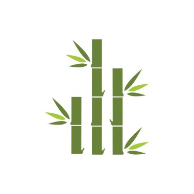 Bambu Logo Şablonu vektör çizimi tasarımı