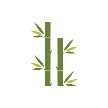 Bambu Logo Şablonu vektör çizimi tasarımı