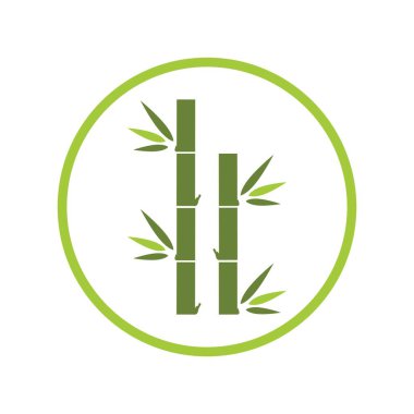 Bambu Logo Şablonu vektör çizimi tasarımı