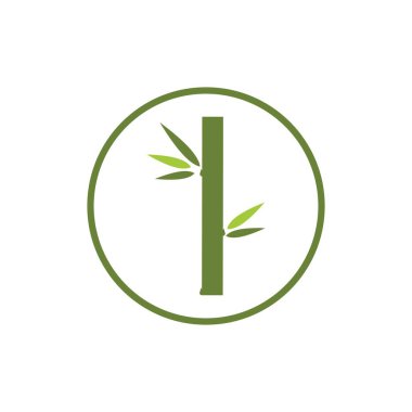 Bambu Logo Şablonu vektör çizimi tasarımı