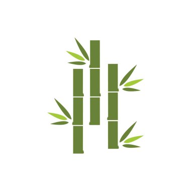 Bambu Logo Şablonu vektör çizimi tasarımı