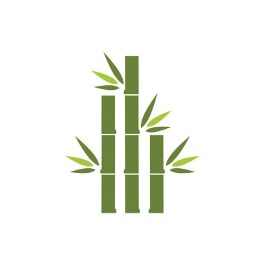 Bambu Logo Şablonu vektör çizimi tasarımı