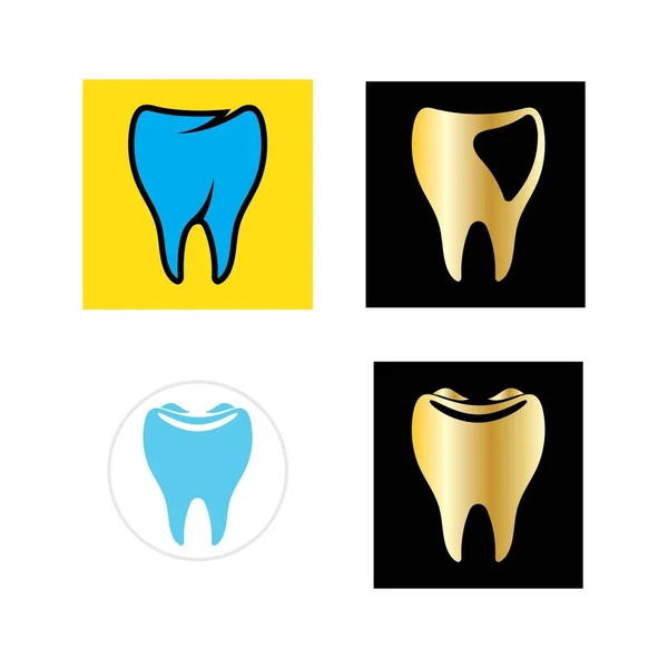 Tooth Care Logo Design Vector — Stockvektor