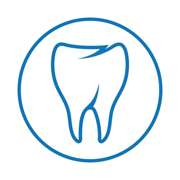 Tooth Care Logo Design Vector — 스톡 벡터