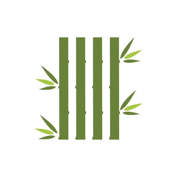 대나무 템플릿 아이콘 디자인 — 스톡 벡터