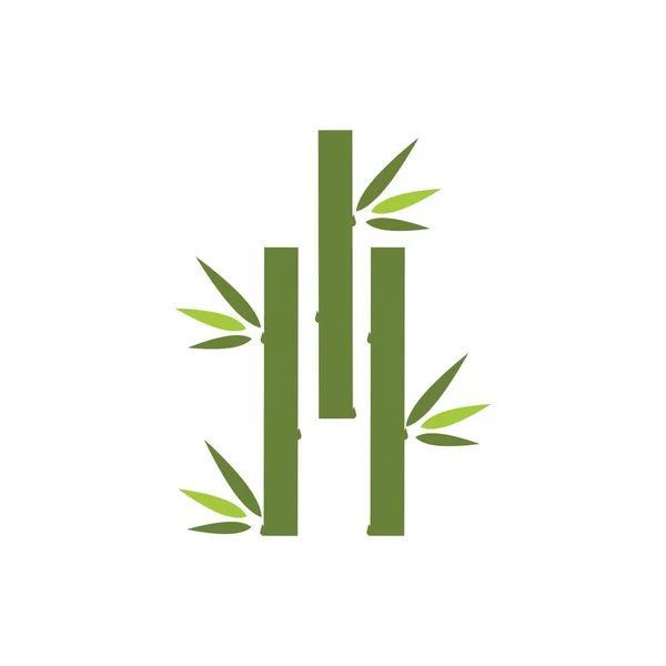 대나무 템플릿 아이콘 디자인 — 스톡 벡터