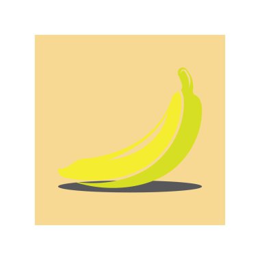 banana fruit logo icon design vector